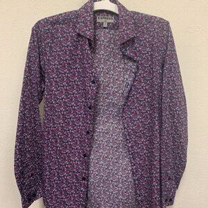 EXPRESS Dress Shirt in Floral Red (Size XS) (like new condition)